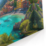 Italian Riviera Print - Scenic Portofino Canvas for Italy Wall Decor