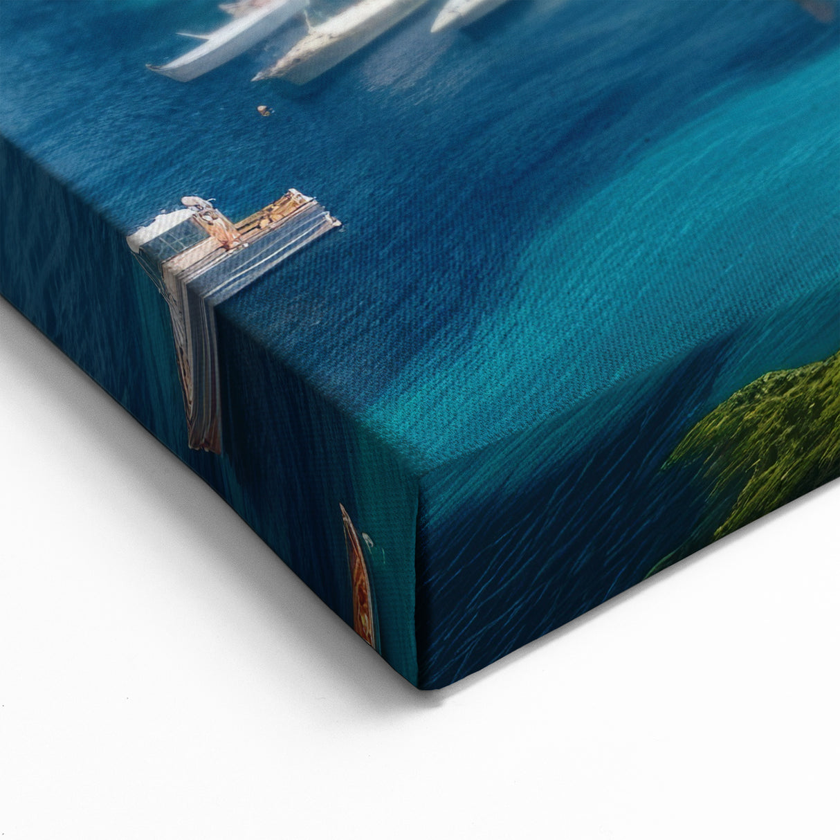 Italian Riviera Print - Scenic Portofino Canvas for Italy Wall Decor