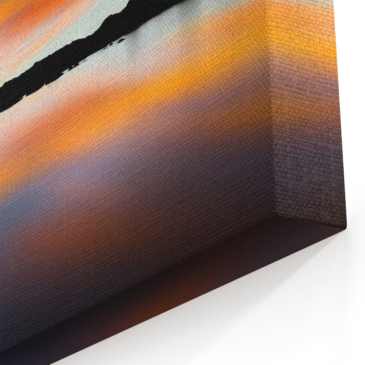 Tahoe Landscape Art - Serene Sunset Silhouette Canvas Prints