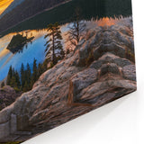 Emerald Bay Sunset Art - Scenic Tahoe Landscape Canvas Prints