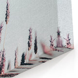 Farmhouse Wall Art: Rustic Lavender Field for Country Style Home Decor