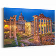 Rome Canvas Prints - Roman Forum Architecture at Night Wall Art