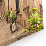 Italian Scenery Art - Charming Trastevere Alleyway Rome Wall Decor
