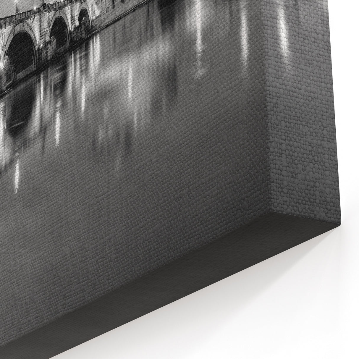 Rome Photography - Castel Sant'Angelo at Night Roman Bridge Art