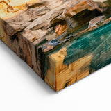 Rome Landmarks - Trevi Fountain with Blossoms Italian Wall Art