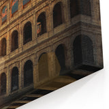 Ancient Rome Art - Colosseum at Sunset Italian Landmark Wall Art
