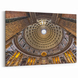 Rome Canvas Prints - Pantheon Dome Italian Architecture Photography