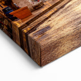 Rome Cityscape - St. Peter’s Basilica Evening View Canvas Print