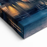 Ancient Rome Art - Vatican City Sunset Over Tiber River Canvas Print