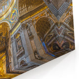 Rome Photography - St. Peter’s Basilica Dome Interior Canvas Art