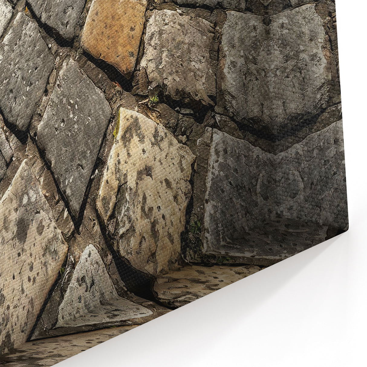 Ancient Rome Art - Cobblestone Streets of Rome Canvas Print