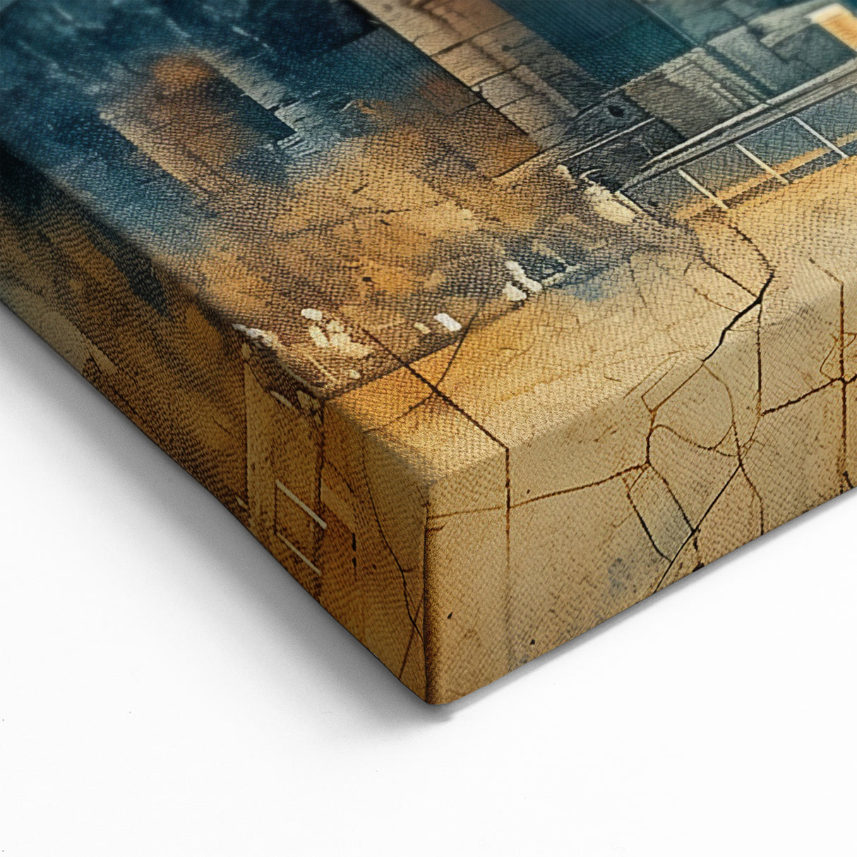 Rome Wall Art - Colosseum Vintage Style Italian Architecture Canvas