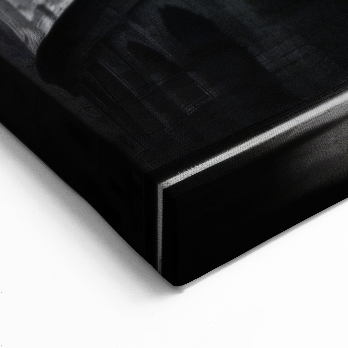 Rome Canvas Prints - Black and White Colosseum Architectural Art