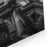 Italian Scenery Art - Dramatic Roman Architecture in Black and White