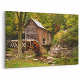 Babcock State Park West Virginia Wall Art - Scenic Framed Canvas Prints