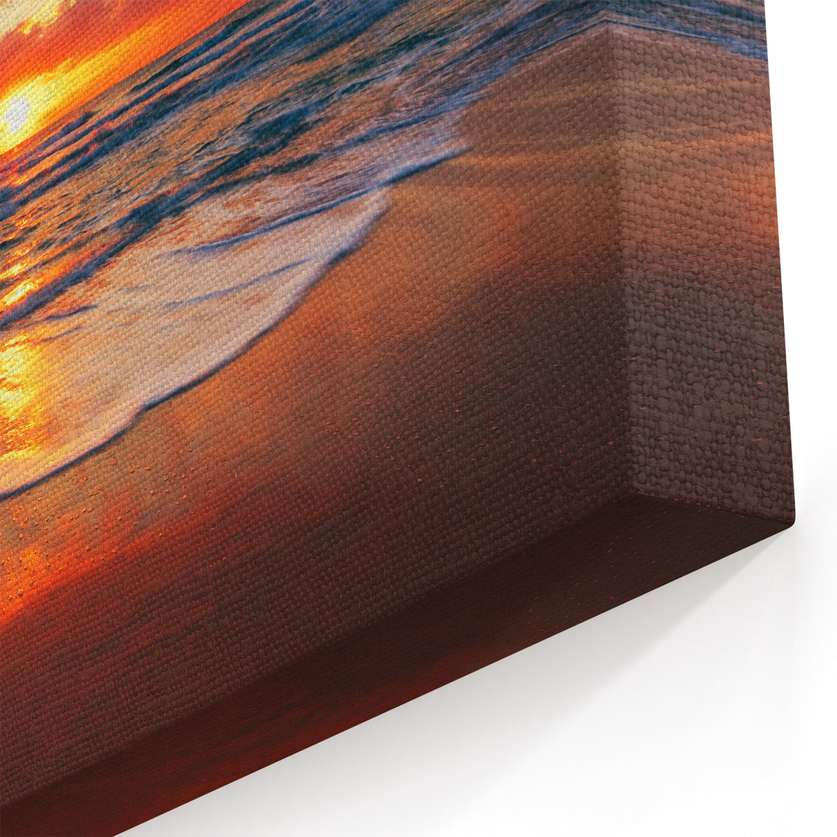 Oahu Sunset Art – Vibrant Hawaiian Beach Sunset for Tropical Decor