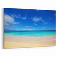 Oahu Beach Art – Tranquil Blue Waters Print for Tropical Wall Decor