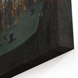 Moody Candlelit Dining Room – Dark Academia Wall Art, Gothic Art Decor