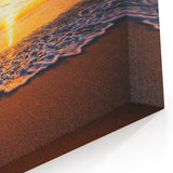 Oahu Nature Art – Serene Sunset Beach Print for Island-Inspired Decor