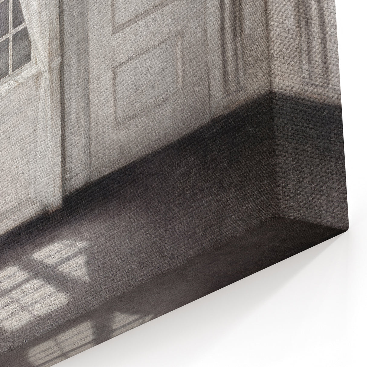 Solitary Figure by Window – Dark Academia Wall Art, Minimalist Gothic Decor