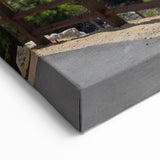 Scenic Lakeview Pathway Art - Tahoe Mountain and Shoreline Canvas Prints