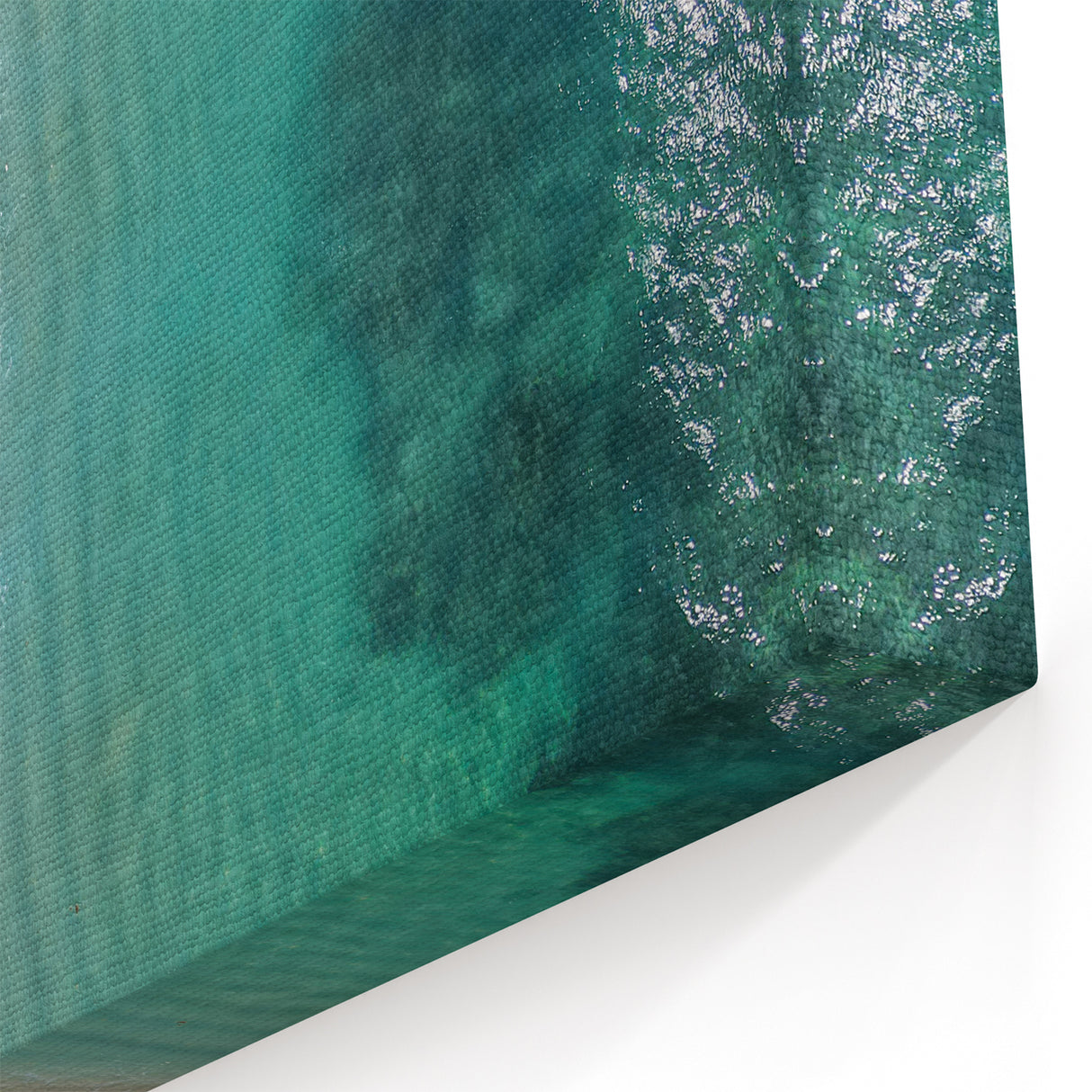 Oahu Coastal Art – Aerial Beach and Ocean Print for Tropical Decor