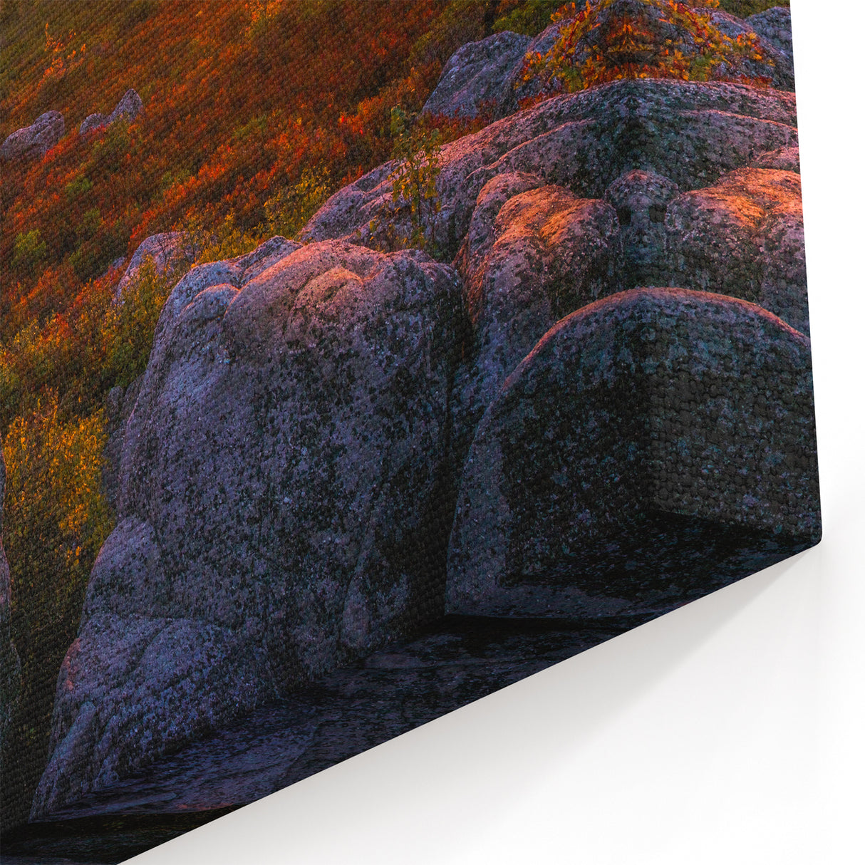 West Virginia Sunset Landscape Art - Vibrant Framed Canvas Prints