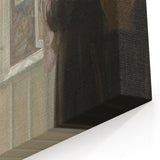 Woman with Child by Window – Dark Academia Wall Art, Vintage Gothic Prints