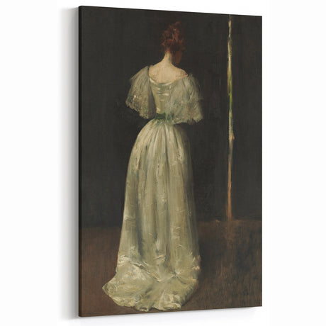 Woman in Elegant Gown – Dark Academia Wall Art, Moody Aesthetic Decor