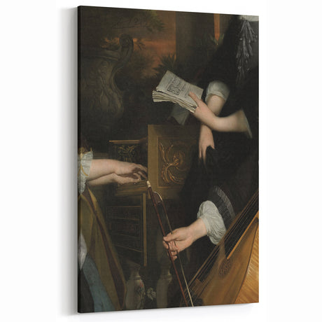 Hands Playing Instruments – Dark Academia Wall Art, Vintage Gothic Prints