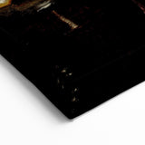 Woman with Book in Dark Dress – Dark Academia Wall Art, Gothic Portraits