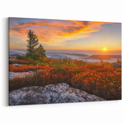 Custom West Virginia Photography - Vibrant Sunrise Canvas Prints