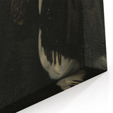 Close-Up of Woman in Dark Attire – Dark Academia Wall Art, Gothic Portrait