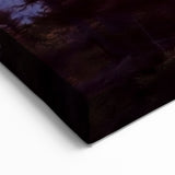 West Virginia Nature Art - Misty Mountain Sunset Framed Canvas Prints