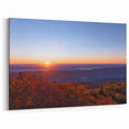 West Virginia Landscape Art - Majestic Sunset Framed Canvas Prints