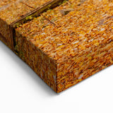 West Virginia Autumn Art - Rustic Watermill in Fall Framed Canvas Prints