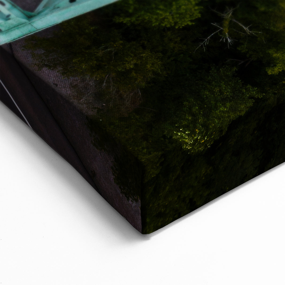 West Virginia Bridge Photography - Aerial View Framed Canvas Prints