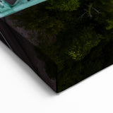 West Virginia Bridge Photography - Aerial View Framed Canvas Prints