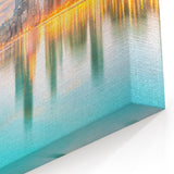 Chicago Wall Art Prints - Bright Skyline and Lake Michigan Reflection