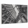 Chicago Architecture Wall Art - Vintage Black and White Cityscape