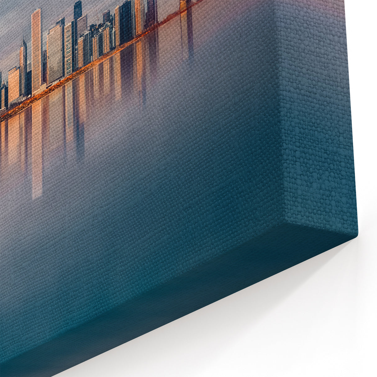 Chicago Cityscape Decor - Reflected Skyline on Calm Lake Print