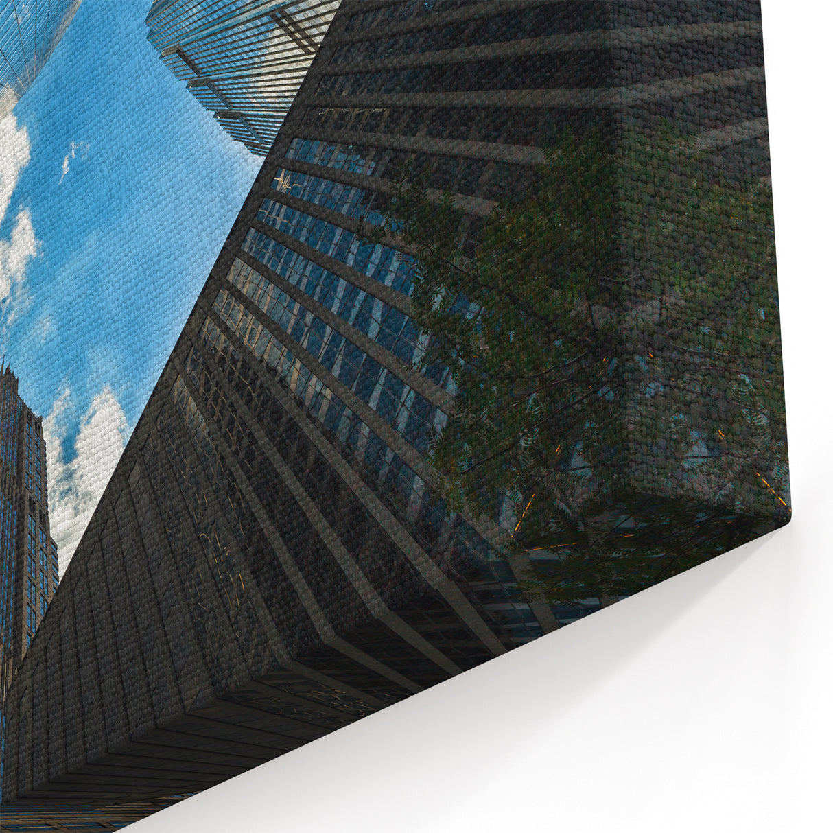 Chicago Architecture Wall Art - Modern Skyscrapers and Sky Reflection