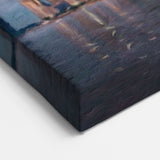 Chicago Wall Art Prints - Skyline with Vibrant Sunset and Reflection