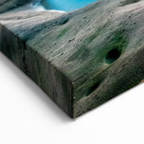 Lake Michigan Canvas - Scenic Lake Cave View with Tranquil Waterscape