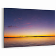 Lake Michigan Wall Art - Tranquil Sunset Photography on Canvas