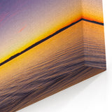 Lake Michigan Wall Art - Tranquil Sunset Photography on Canvas
