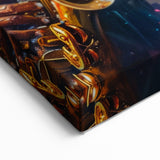 Jazz Art Prints – New Orleans Saxophonists in Vibrant Street Art