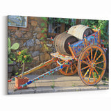 Sicily Photography Art - Traditional Sicilian Painted Cart Scene