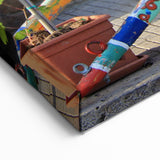 Sicily Photography Art - Traditional Sicilian Painted Cart Scene