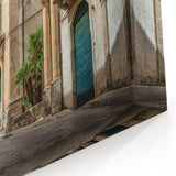 Sicily Landscape Art - Historic Street Scene in Baroque Sicily